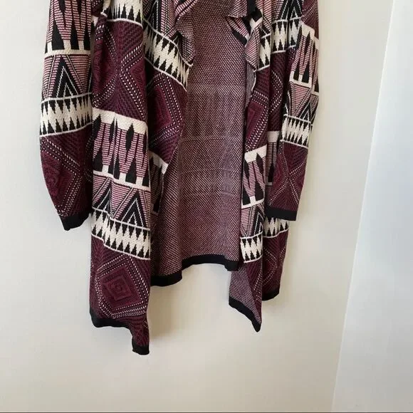 California Moon Rise Waterfall Aztec Cardigan - Picture 5 of 8